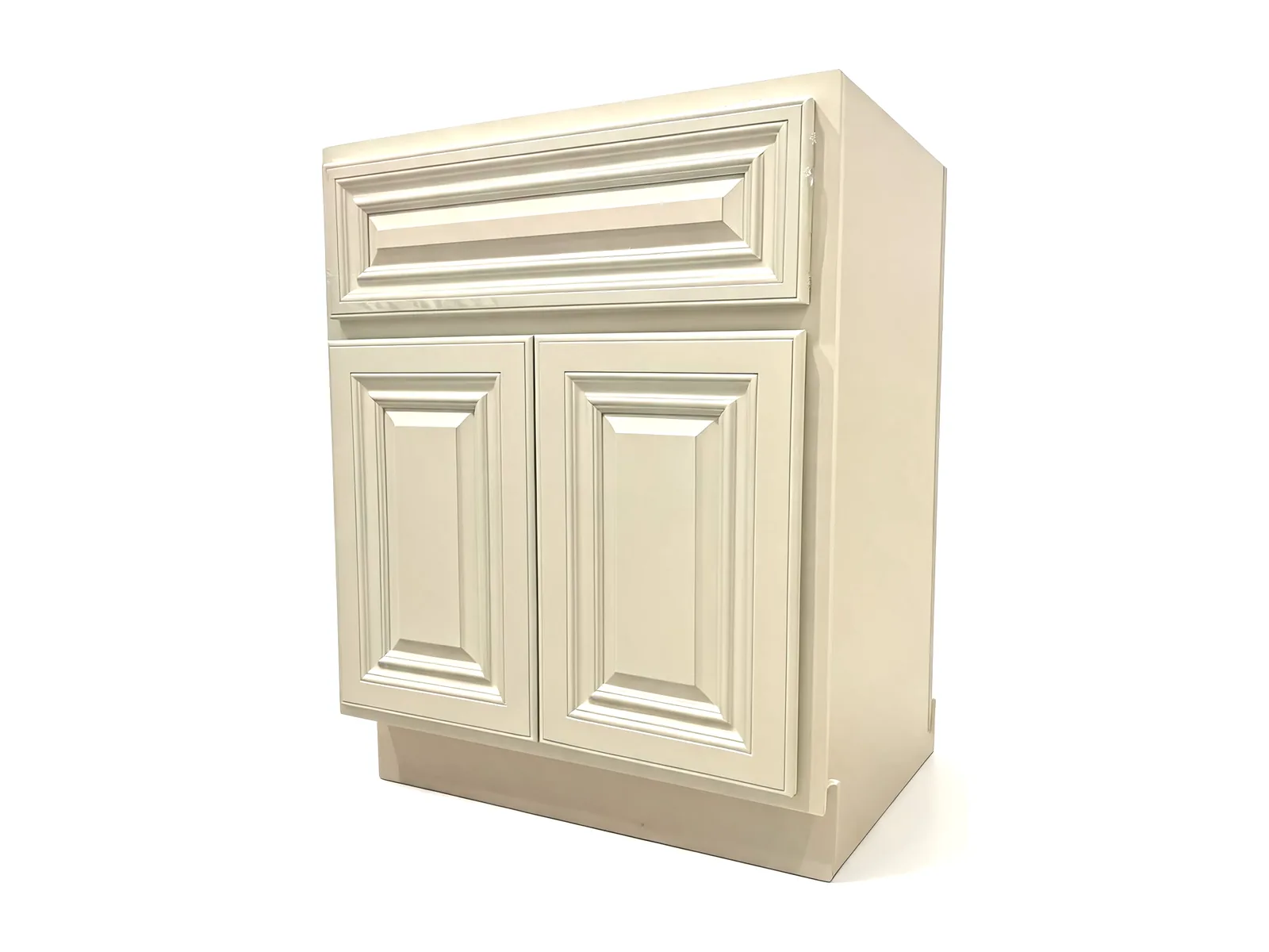 24" Antique White Raised-Panel Vanity Sink Base