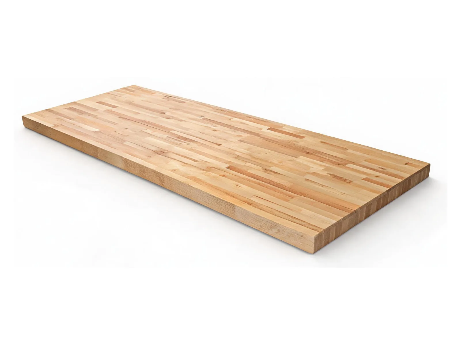 98 x 25.5 inch solid wood butcher block countertop