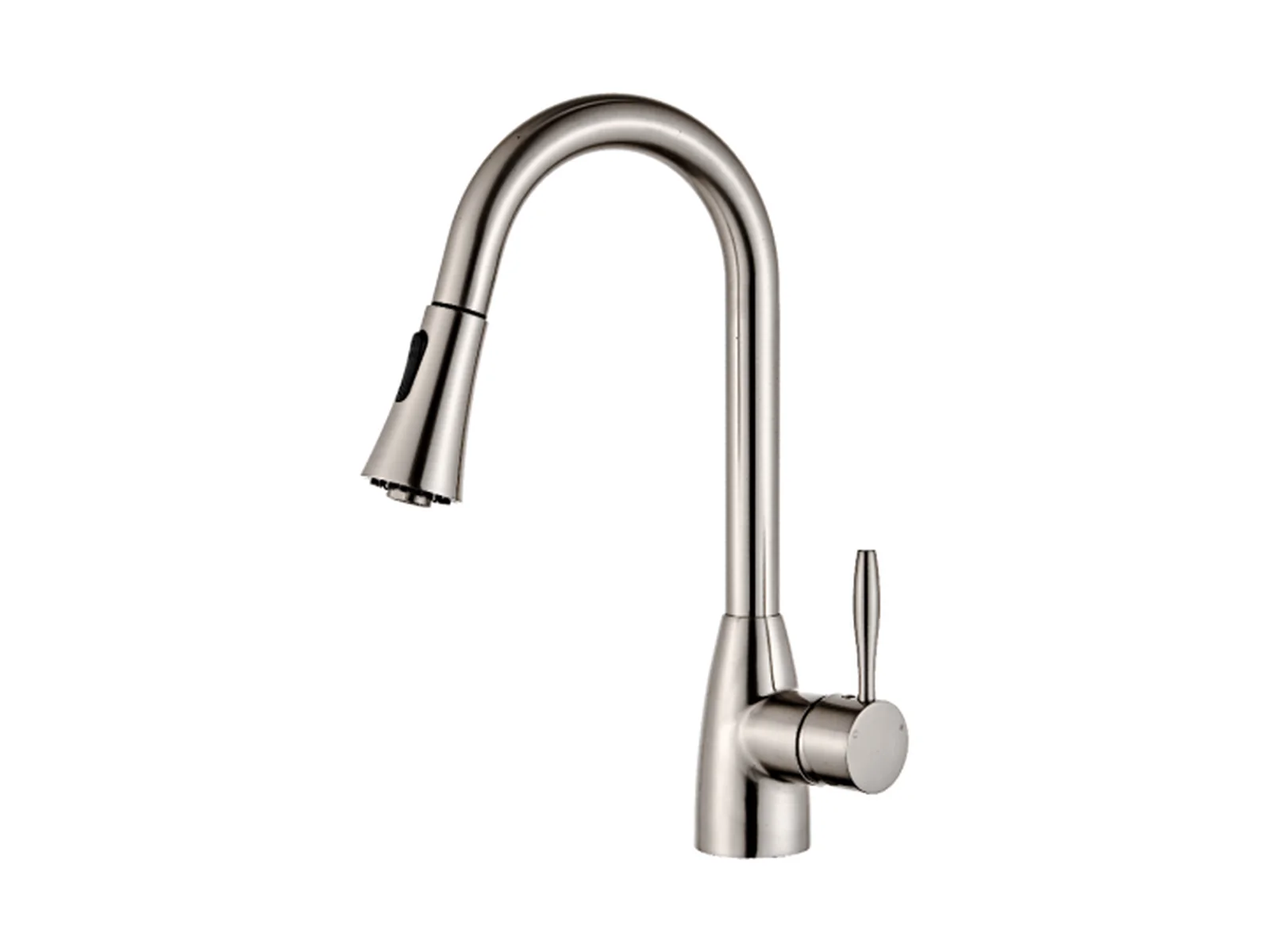 Pull-Down Kitchen Faucet — Brushed Nickel